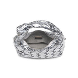 Josie Silver Knotted Woven Crossbody