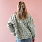 It's All Good Washed Quilted Jacket