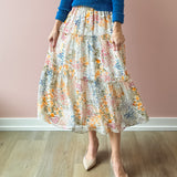Evelyn Floral Maxi Skirt