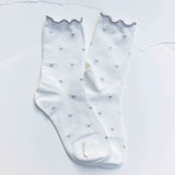 Mini Heart Ruffle Socks