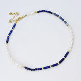 Blue Royalty Gemstone Necklace