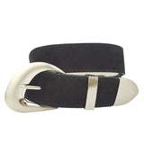 Zoe Suede Belt-Black
