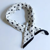 Ivory Paisley Silk Scarf