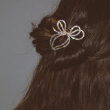Diamond Bow Hair Pin
