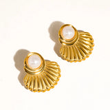 Lennox Shell Earrings