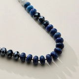 Mixed Beaded Necklace-Blue