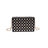 Desi Studded Clutch Black