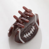 Mini Football Claw Clip