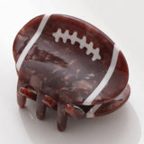 Mini Football Claw Clip