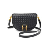 Alise Woven Crossbody Black