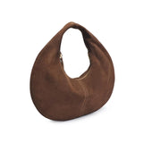 Farrah Suede Purse- Brown