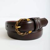 Two Tone Belt Brown