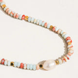 Swank Beaded Pearl Necklace