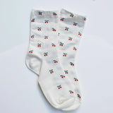 Cherry Cotton Socks
