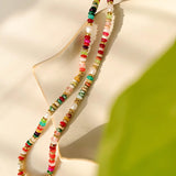 Sunny Boho Beaded Necklace