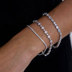 Perrine Bezel Tennis Bracelet