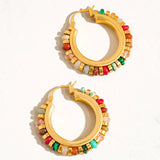Capri 18K Hoop Earrings