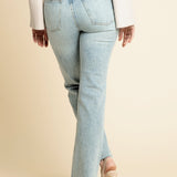 Ally High Rise Ankle Jeans