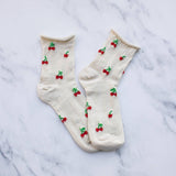 Vintage Cherry Socks