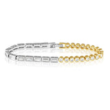 Spencer Bezel Tennis Bracelet