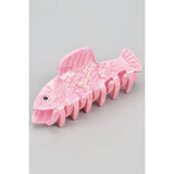 Pink Fish Hair Clip