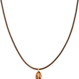 Marquise Champagne Pendant Cord Necklace
