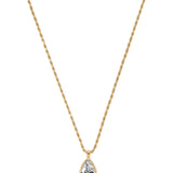 Marquise Crystal Pendant Necklace