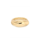 Modern Gold Flow Ring