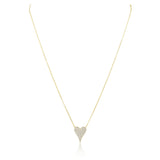 Pave Heart Necklace