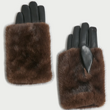 Luxe Fur Overlay Gloves