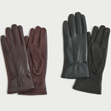 Pinched Seam Detail Gloves