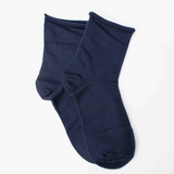 Classic Navy Crew Socks