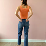 Charlie High Rise Straight Ankle Jeans