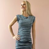 Rossie Sleevless Striped Knit Dress