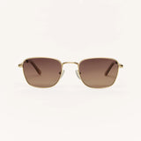 Highway Sunglasses Gold-Brown