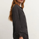 Serenity Lux Sheen Button Up Top