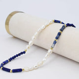 Blue Royalty Gemstone Necklace