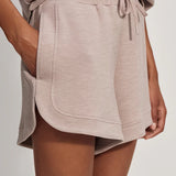 Ollie High Rise Short Taupe
