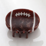Mini Football Claw Clip