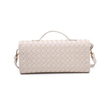 Ada Woven Clutch Nude