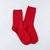 Glitter Socks - Red