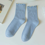 Ruffle Crew Socks
