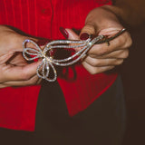 Diamond Bow Hair Pin