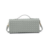 Ada Woven Clutch Sage