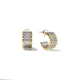 Two-Tone Watch Hoops