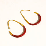 Perchee Earrings Red