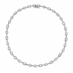 Serena Bezel Tennis Necklace