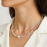 Swank Beaded Pearl Necklace