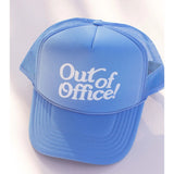 Out of Office Trucker Hat Blue
