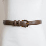 Two Tone Belt Taupe